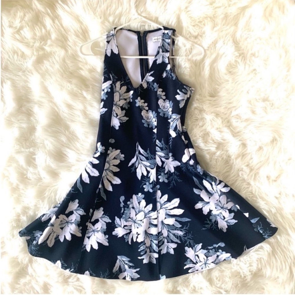 Abercrombie & Fitch Navy Floral Dress